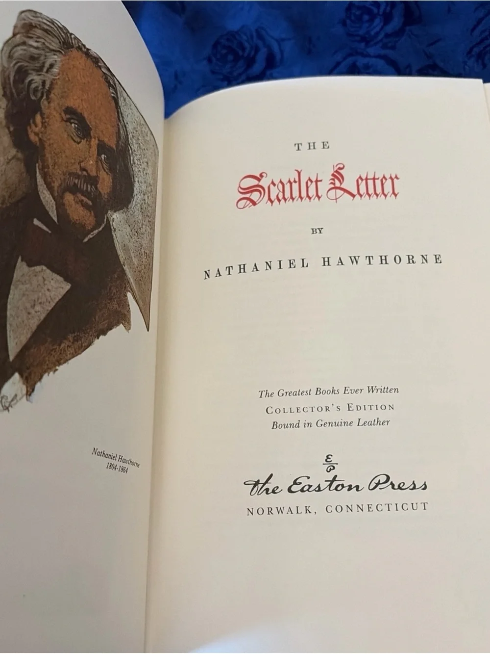 The Scarlett Letter Easton Press Book 1975 Leather Bound Collector’s Edition